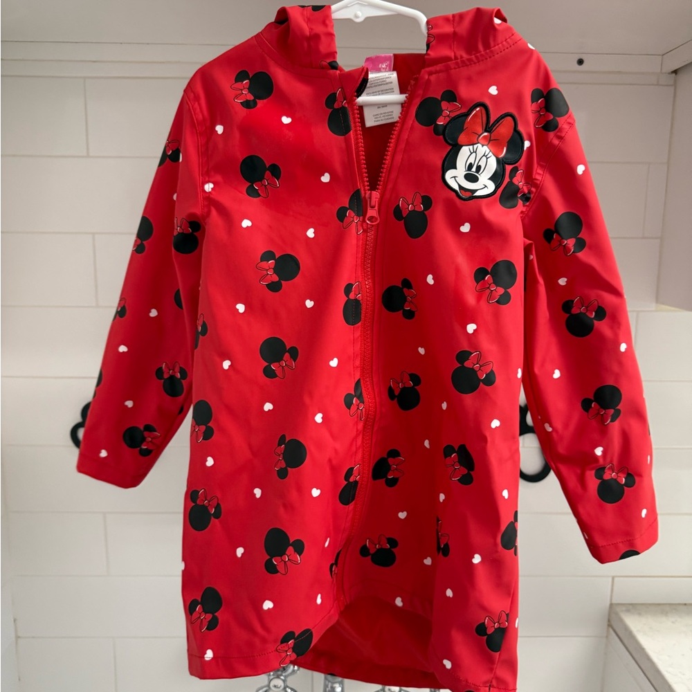 Disney Minnie Mouse Red Rain Jacket for Kids